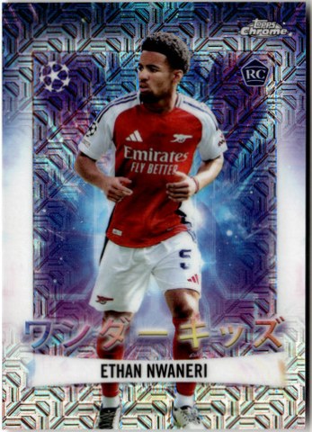 Ethan Nwaneri 2025 Topps Chrome Refractor