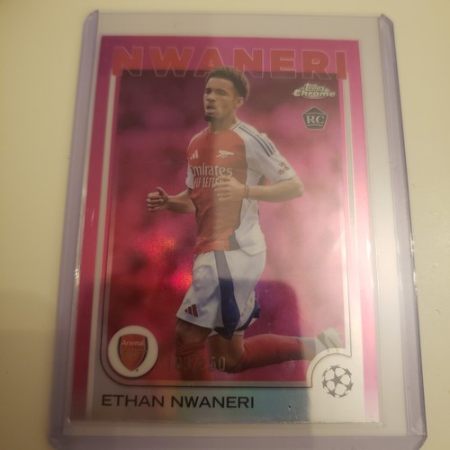 Ethan Nwaneri 2025 Topps Chrome Rosa 183/250