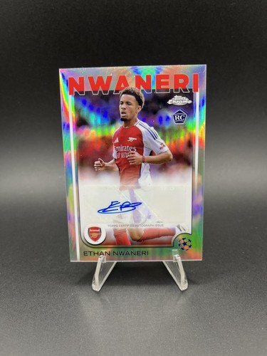 Ethan Nwaneri 2025 Topps Chrome Silver