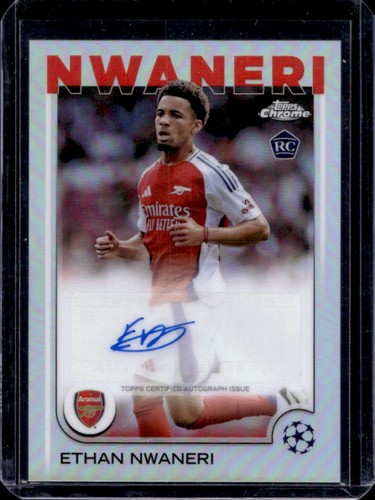 Ethan Nwaneri 2024 Topps Chrome UEFA