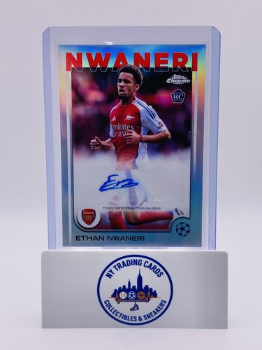 Ethan Nwaneri 2024 Topps Cromo UEFA