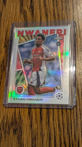 Ethan Nwaneri 2024 Topps Cromo UEFA