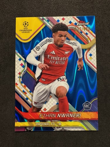 Ethan Nwaneri 2024 Topps Finest /150