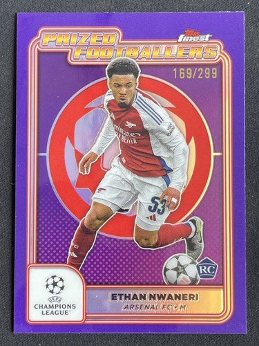 Ethan Nwaneri 2024 Topps Finest /299