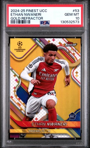 Ethan Nwaneri 2024 Topps Finest /50