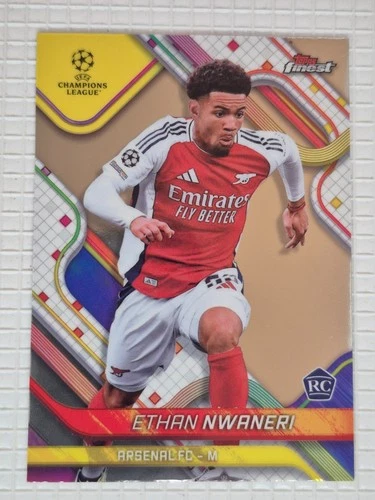 Ethan Nwaneri 2024 Topps Finest 53
