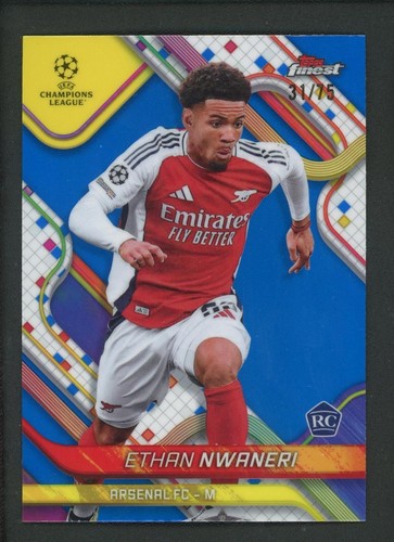 Ethan Nwaneri 2025 Topps Finest /75