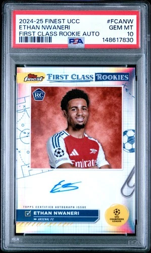 Ethan Nwaneri 2024 Topps Finest