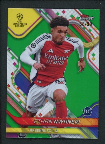 Ethan Nwaneri 2025 Topps Finest /99
