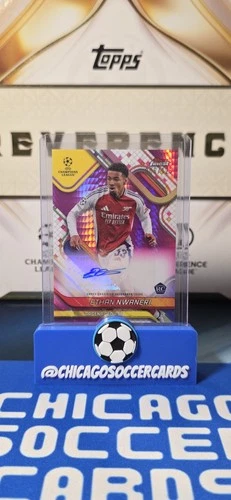 Ethan Nwaneri 2024 Topps Finest Magenta /125