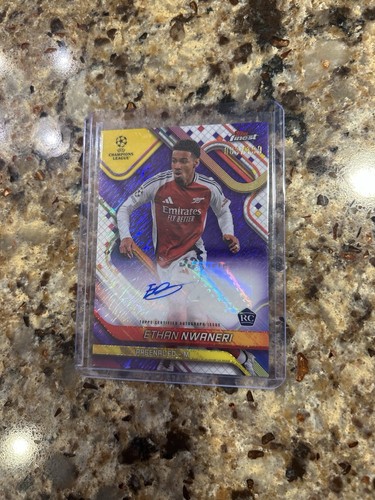 Ethan Nwaneri 2024 Topps Finest Purple /199