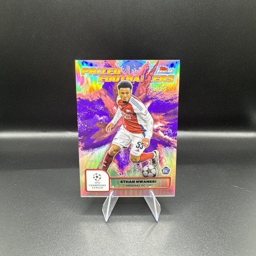 Ethan Nwaneri 2024 Topps Finest Rosso Viola