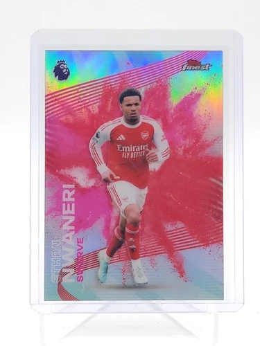 Ethan Nwaneri 2025 Topps Finest Swerve Fusion