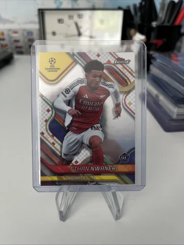 Ethan Nwaneri 2024 Topps Finest UEFA