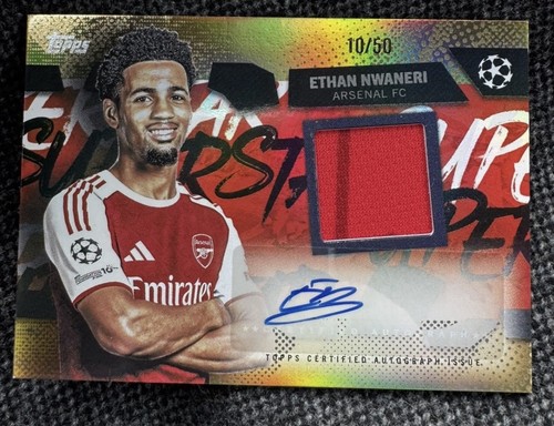 Ethan Nwaneri 2025 Topps Flagship /50