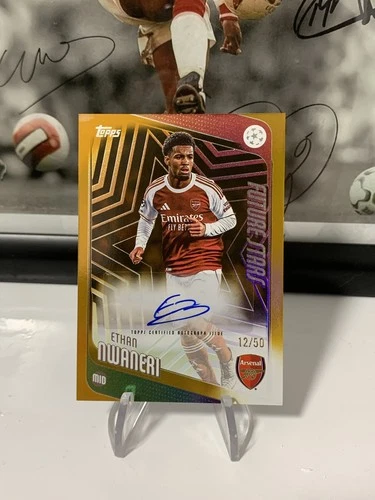 Ethan Nwaneri 2025 Topps Flagship Gold /50