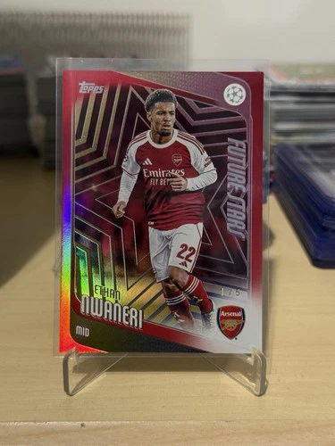Ethan Nwaneri 2025 Topps Flagship Red /5
