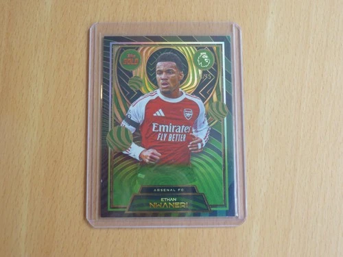 Ethan Nwaneri 2025 Topps Gold Premier League Gold /75
