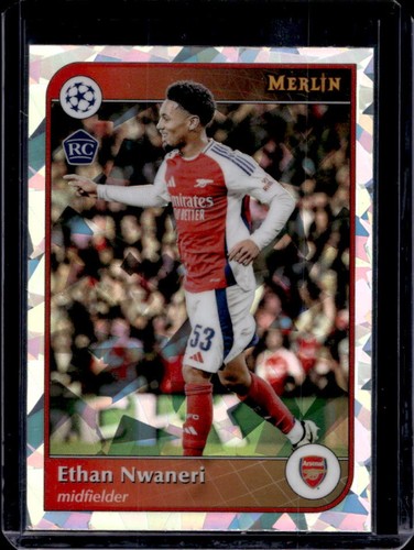 Ethan Nwaneri 2024 Topps Merlin Chrome Atomic Refractor #53