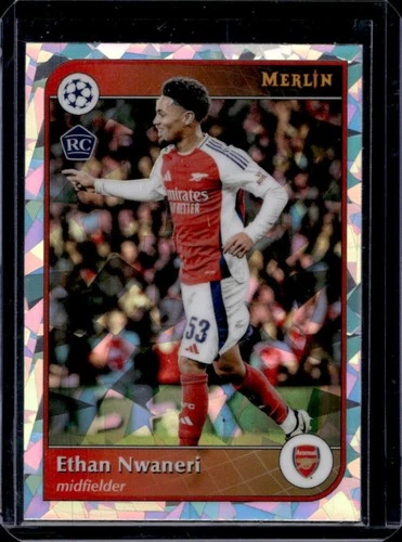 Ethan Nwaneri 2024 Topps Merlin Chrome Atomic Refractor