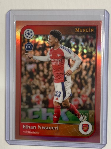Ethan Nwaneri 2025 Topps Merlin Chrome Gold /250