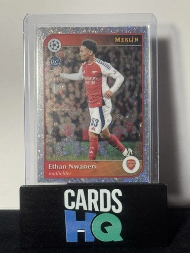 Ethan Nwaneri 2024 Topps Merlin Chrome Mini Diamond