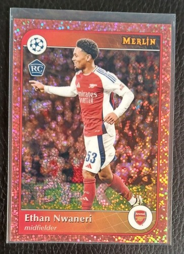 Ethan Nwaneri 2024 Topps Merlin Chrome Rose Gold /250