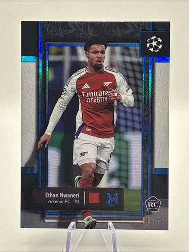 Ethan Nwaneri 2024 Topps Museum Collection Blue /75