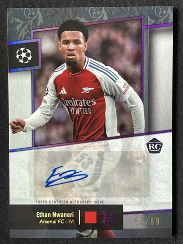 Ethan Nwaneri 2024 Topps Museum Purple /99