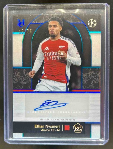 Ethan Nwaneri 2024 Topps Museum Sapphire /75