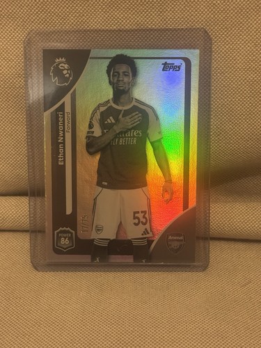 Ethan Nwaneri 2026 Topps Premier League /75