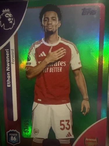 Ethan Nwaneri 2025 Topps Premier League /99