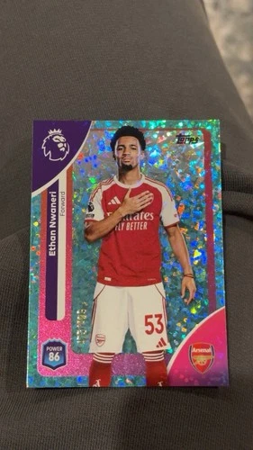 Ethan Nwaneri 2026 Topps Premier League Aqua /499