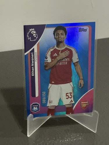 Ethan Nwaneri 2025 Topps Premier League Blue /150