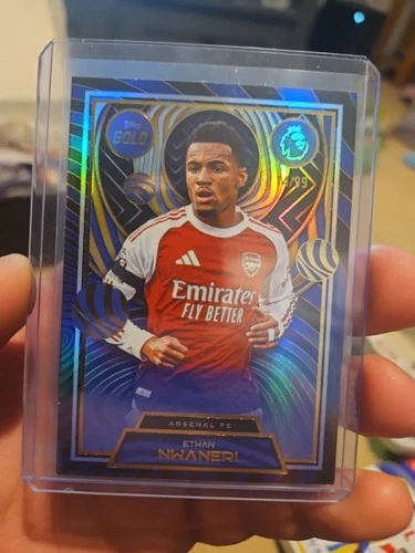 Ethan Nwaneri 2025 Topps Premier League Gold /99
