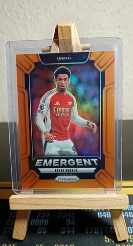 Ethan Nwaneri 2024 Panini Prizm Orange /25