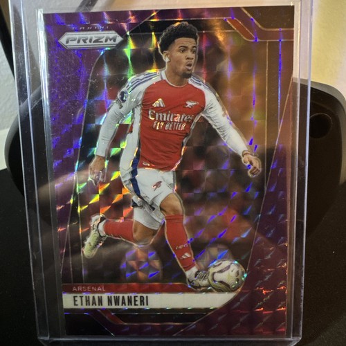 Ethan Nwaneri 2024 Panini Prizm Premier League Mosaico Viola /249