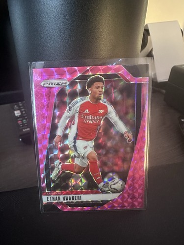 Ethan Nwaneri 2024 Panini Prizm Premier League Pink Mosaic