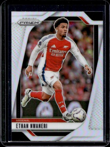 Ethan Nwaneri 2024 Panini Prizm Premier League Silver