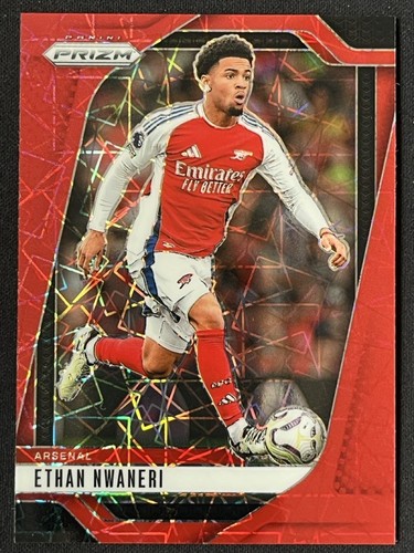 Ethan Nwaneri 2024 Panini Prizm Red Laser /49
