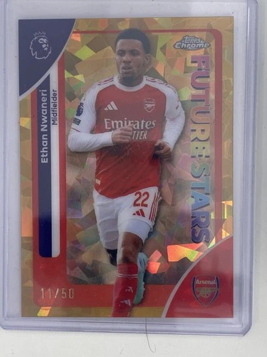 Ethan Nwaneri 2025 Topps Sapphire Gold /50