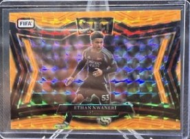 Ethan Nwaneri 2024 Panini Select Orange Fluorescent /125