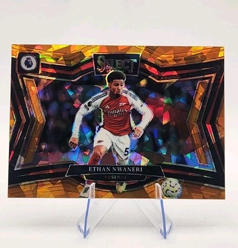Ethan Nwaneri 2024 Panini Select Orange Ice