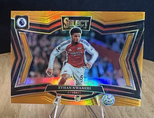 Ethan Nwaneri 2024 Panini Select Orange Prizm /75