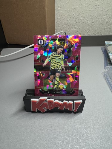 Ethan Nwaneri 2024 Panini Select Premier League Pink Ice Prizm