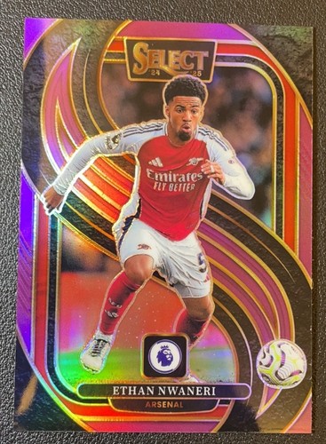 Ethan Nwaneri 2024 Panini Select Premier League Purple /140