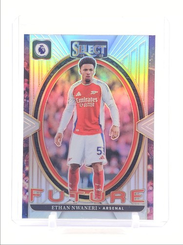 Ethan Nwaneri 2024 Panini Select Premier League Silver Prizm