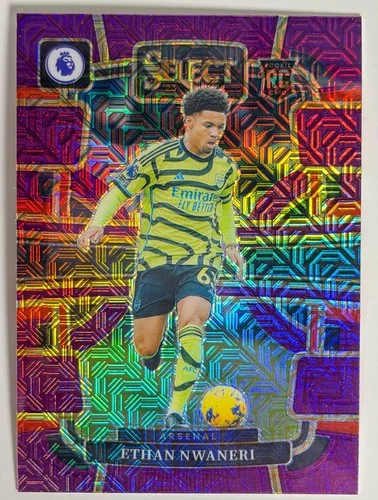 Ethan Nwaneri 2023 Panini Select Purple Mojo