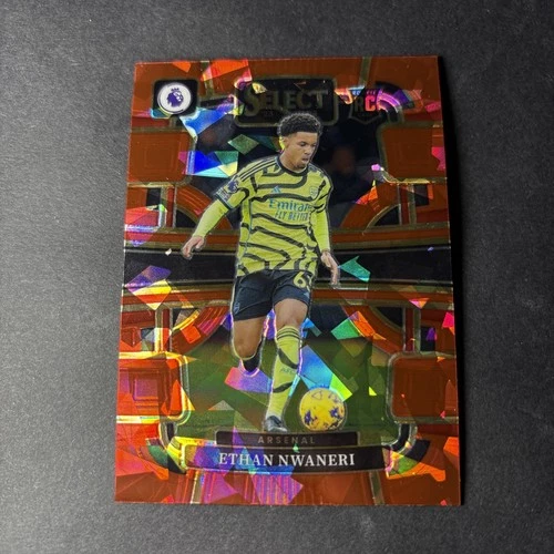Ethan Nwaneri 2023 Panini Select Red Ice Prizm