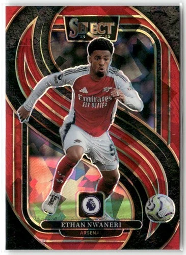 Ethan Nwaneri 2024 Panini Select Red Ice Prizm #135